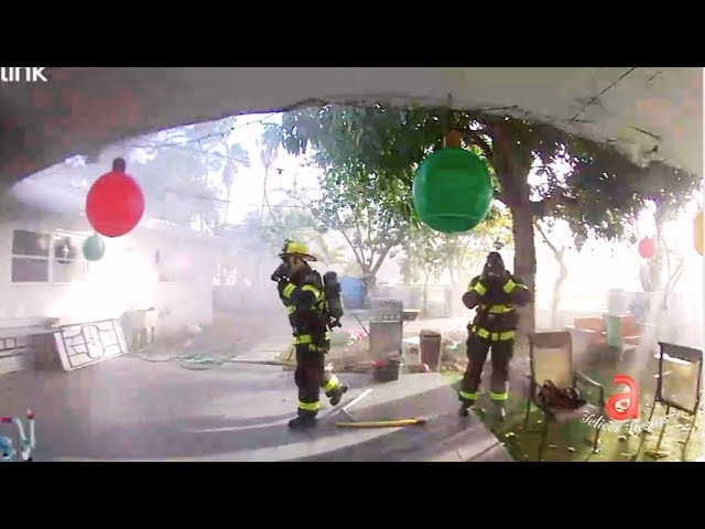 ⁣Incendio deja a una familia recién llegada a Miami sin  hogar en plenas Navidades