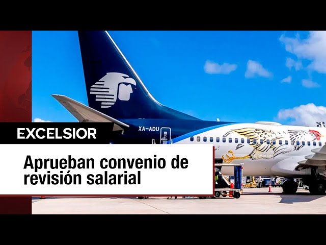 ⁣Pilotos de Aeroméxico Connect aprueban convenio de revisión salarial