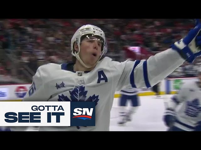 ⁣GOTTA SEE IT: Mitch Marner Scores Three Straight For Third Career Hat Trick