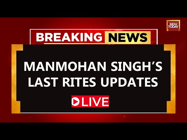 ⁣Dr Manmohan Singh's Last Rites LIVE: Former PM’s last rites at Nigambodh Ghat in Delhi | India 