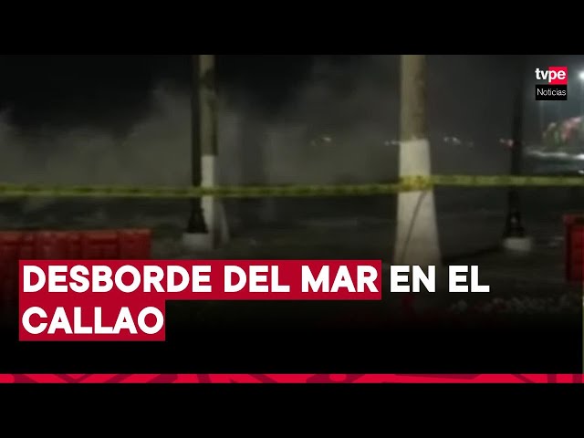 ⁣Callao: se mantiene la alerta ante continuidad de olajes anómalos