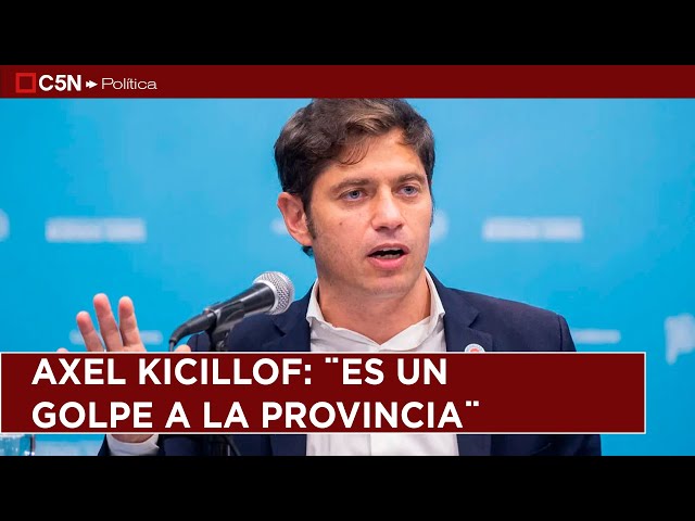 ⁣AXEL KICILLOF cruzó a la OPOSICIÓN por la CAÍDA del PRESUPUESTO 2025