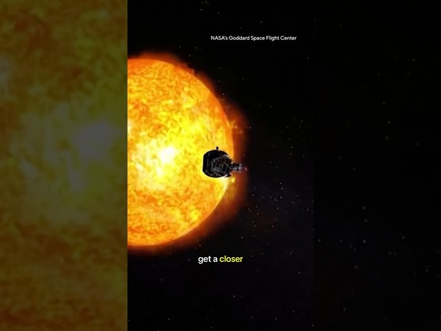 ⁣NASA spacecraft, the Parker Solar Probe, is safe after closest-ever approach to the sun #shorts