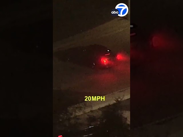 ⁣Suspects lead LAPD on high-speed chase through South Bay