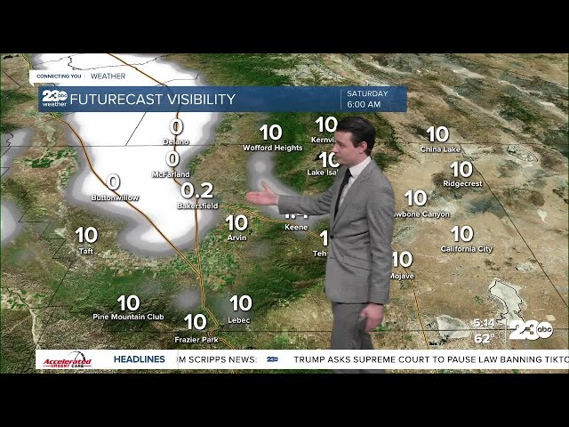 ⁣23ABC Evening weather update December 27, 2024