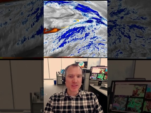 ⁣Severe weather impacts Pacific Northwest amid holiday travel #shorts