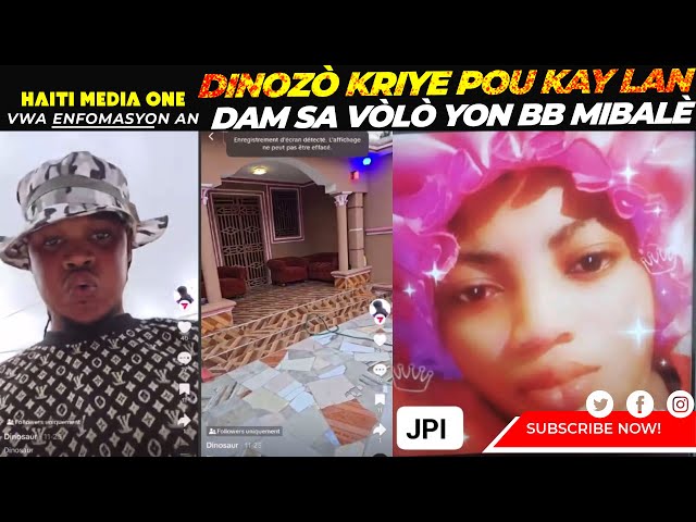 ⁣Chef gang Dinozò Kriye Tankou Bb Pou kay Li Yo kraze, Dam Sa Leve Yon BB Mibalè