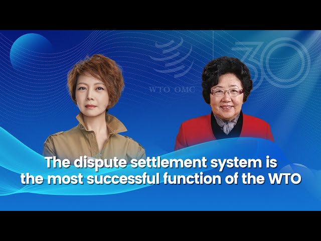 ⁣Zhang Yuejiao: Dispute settlement system is WTO's most successful function