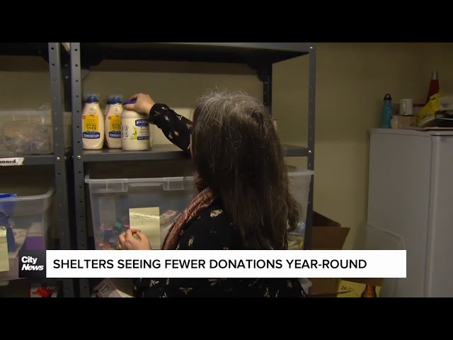 ⁣Shelters seeing fewer donations year-round