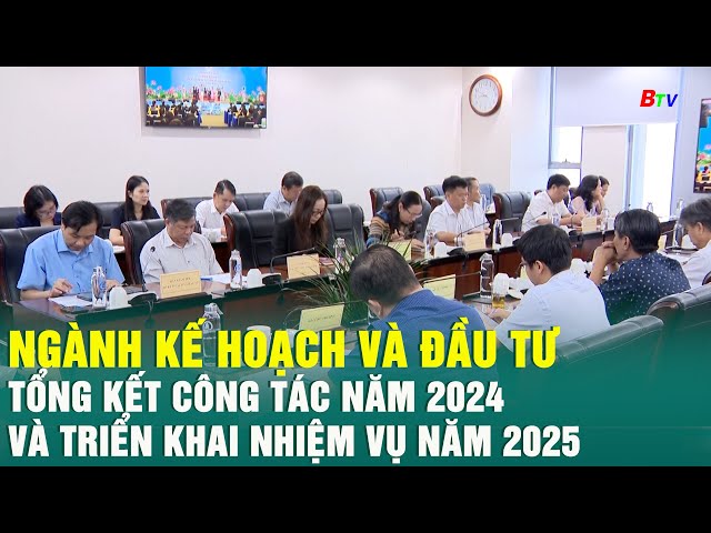 ⁣Ngành Kế hoạch và Đầu tư tổng kết công tác năm 2024 và triển khai nhiệm vụ năm 2025