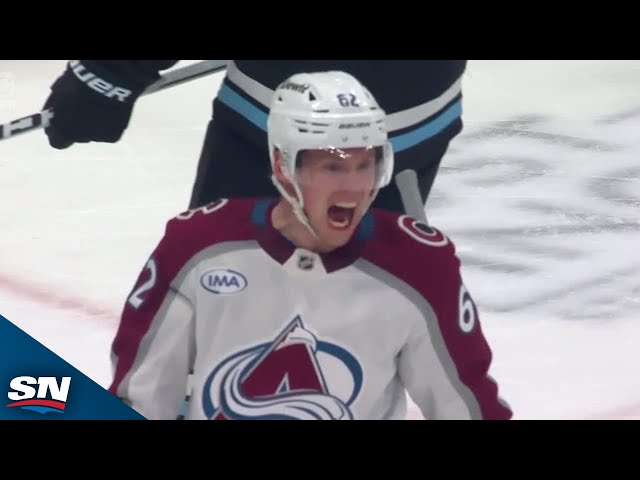 ⁣Avalanche's Artturi Lehkonen Notches Three Goals For First Career Hat Trick