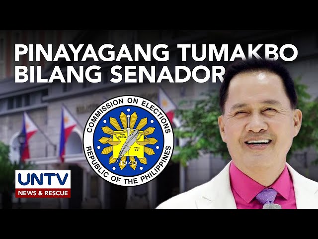 ⁣Comelec, pinagtibay ang desisyon na payagang makatakbo sa senatorial elections si Quiboloy