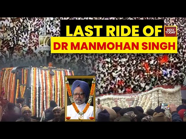 ⁣Dr Manmohan Singh Last Rites LIVE Updates | Ex-PM Manmohan Singh Death News | Manmohan Singh Funeral