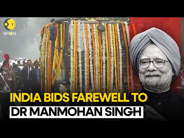 ⁣Manmohan Singh Death: India Bids Farewell To Former PM Dr Manmohan Singh | Last Rites | WION LIVE