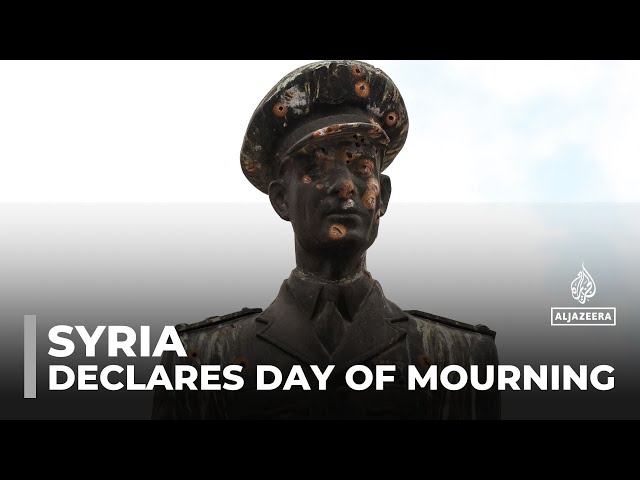 ⁣Syria declares day of mourning: Thousands gather across the country