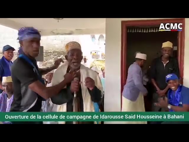 ⁣La cellule de campagne de Idarousse Said Housseine a ouvert ses portes à Bahani Itsandra