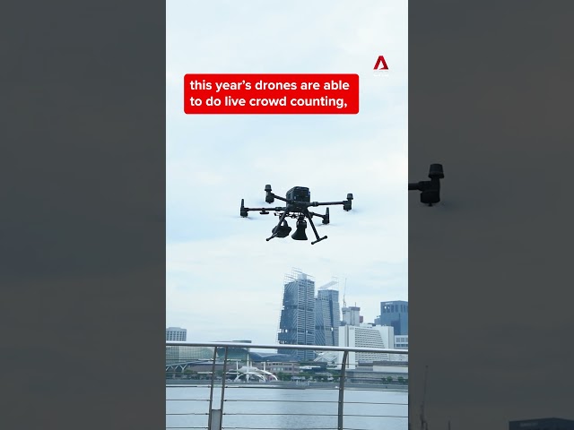 ⁣The drones that monitor crowd numbers at Singapore’s NYE countdown to 2025