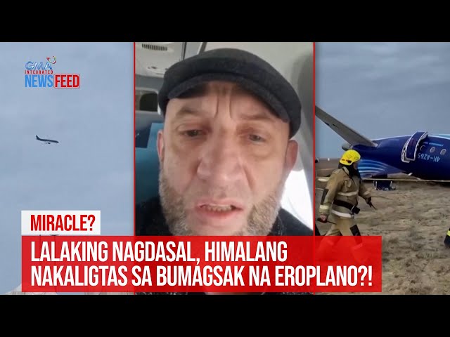 ⁣Lalaking nagdasal, himalang nakaligtas sa bumagsak na eroplano?! | GMA Integrated Newsfeed