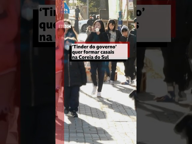 ⁣'Tinder do governo': Coreia do Sul tenta aumentar número de casamentos e bebês no país