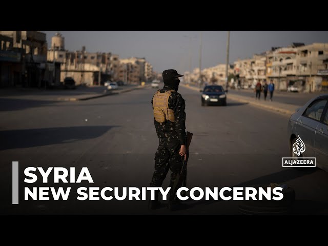 ⁣Security in Syria: Some people wary of new administration