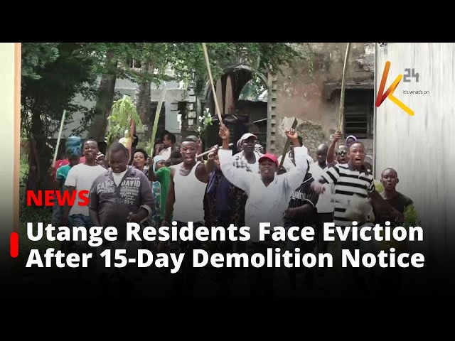 ⁣Utange Residents Face Eviction Threat After 15-Day Demolition Notice from Absentee Landlord.