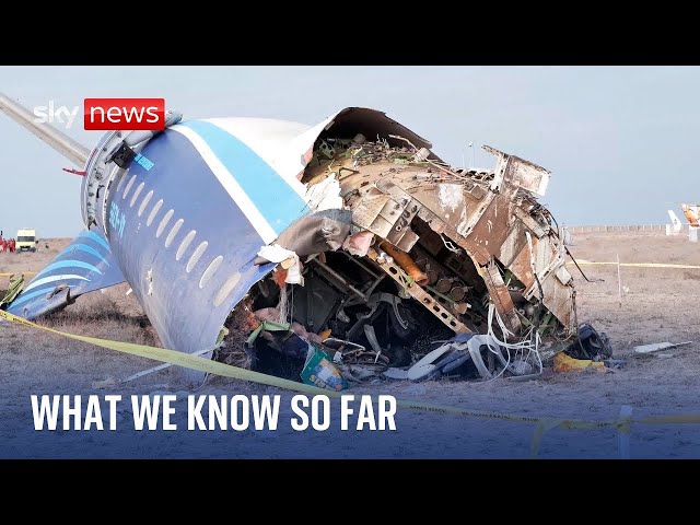 ⁣US intelligence suggests Russia shot down Azerbaijan Airlines plane