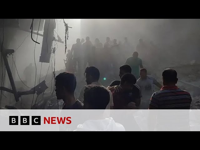 ⁣Israel forcibly evacuates Kamal Adwan hospital in northern Gaza | BBC News