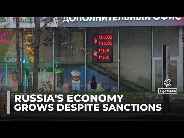 ⁣Russia's economic outlook: Country's economy continues to grow despite sanctions