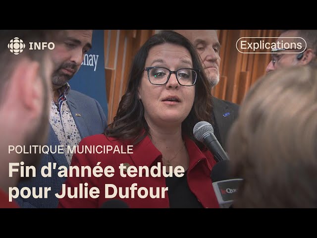 ⁣Une fin d’année tendue pour Julie Dufour et les élus de Saguenay