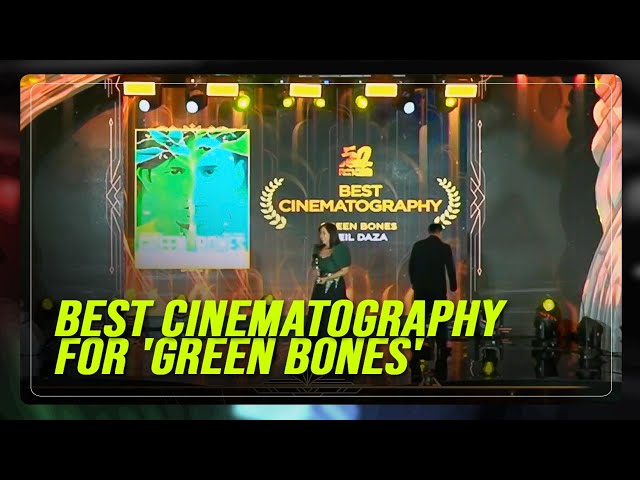 ⁣'Green Bones' wins Best Cinematography in MMFF 2024