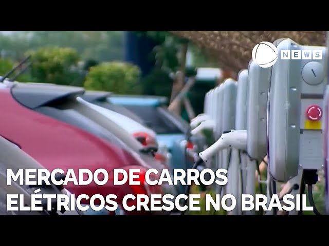 ⁣Venda de carros elétricos no Brasil cresce 676% em dois anos