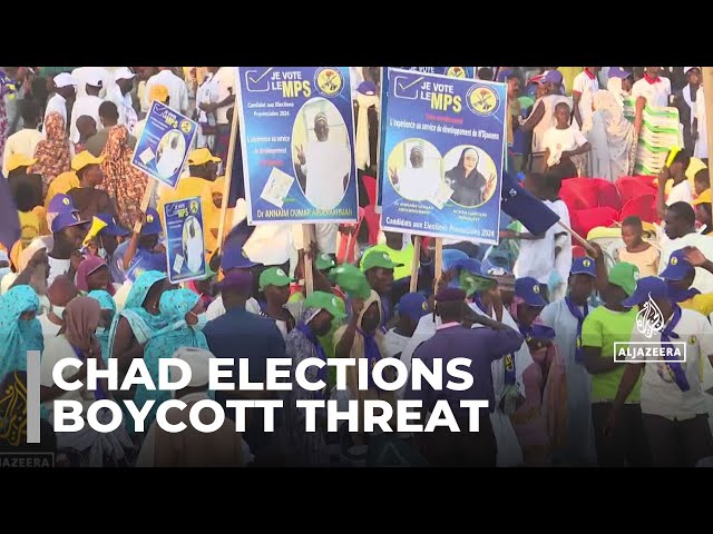 ⁣Chad parliamentary elections: Opposition parties threaten to boycott vote