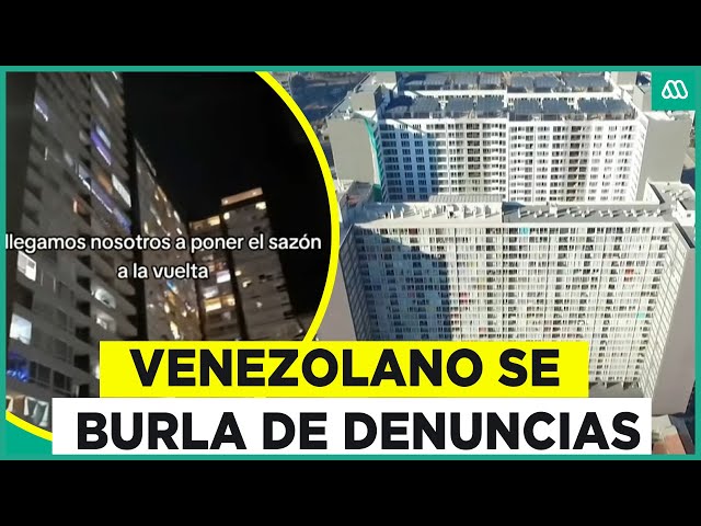 ⁣“Uno le pone el sazón”: Venezolano se burla de vecinos en edificios de Estación Central