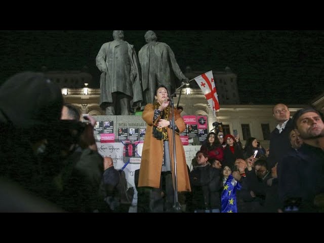 ⁣Géorgie : Salomé Zourabichvili refuse d'abandonner son poste de présidente