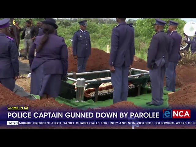 ⁣Police Captain gunned down by parolee