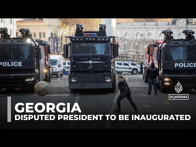 ⁣Georgia political turmoil: Disputed president Kavelashvili to be inaugurated