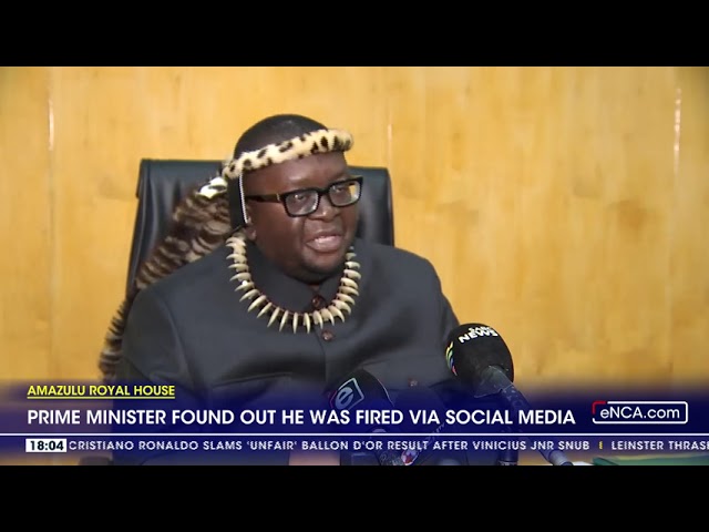 ⁣Prime Minister found out he was fired via social media