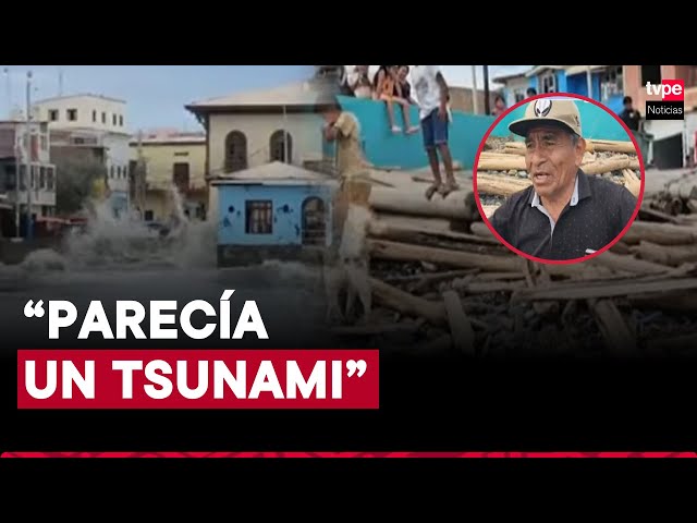 ⁣Piura: pescadores artesanales de playa Yacila piden apoyo ante oleajes anómalos