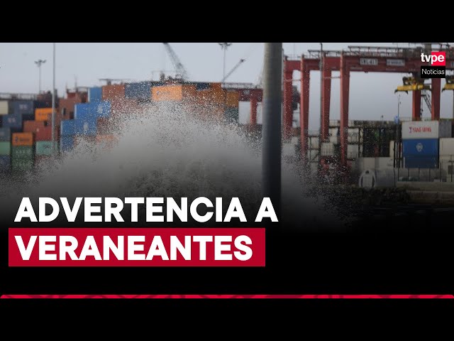 ⁣Marina de Guerra realiza balance y brinda recomendaciones ante fuertes oleajes