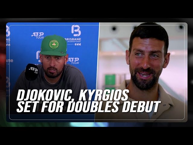 ⁣Tennis: Djokovic and Kyrgios excited for doubles debut in Brisbane | ABS-CBN News