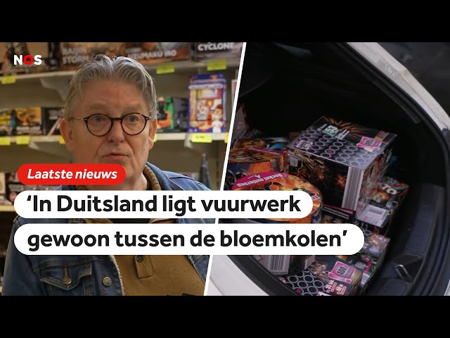 ⁣Lange rijen in Duitland, maar vuurwerk verkoop in Nederland loopt ook goed