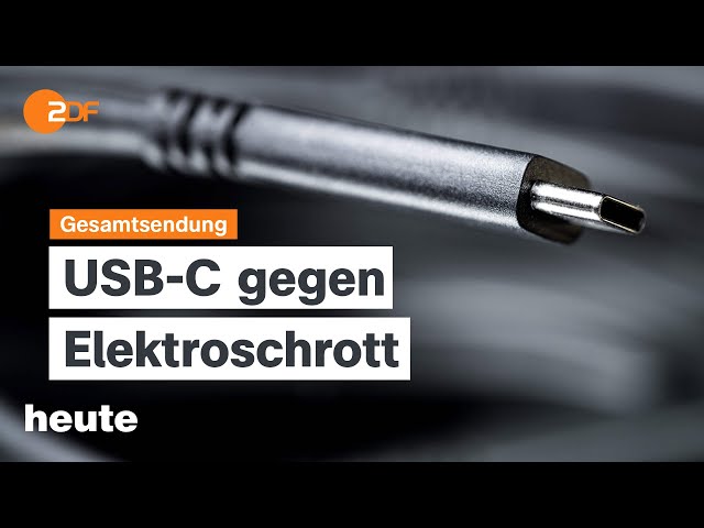 ⁣heute 19 Uhr vom 28.12.24: Ladekabel-Norm, Kinderleid in Gaza, Feuerwerk-Umsatzrekord erwartet