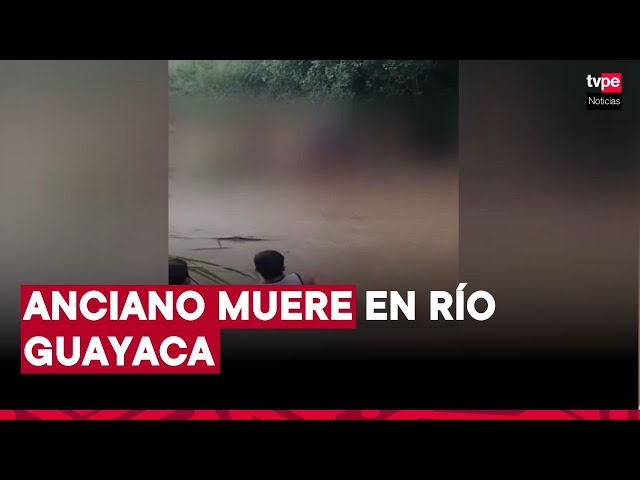 ⁣Anciano encontrado sin vida en el Río Guayaca