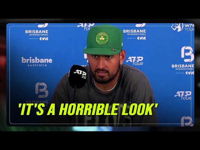 ⁣Kyrgios says sport's integrity 'awful' in wake of Sinner, Swiatek doping cases