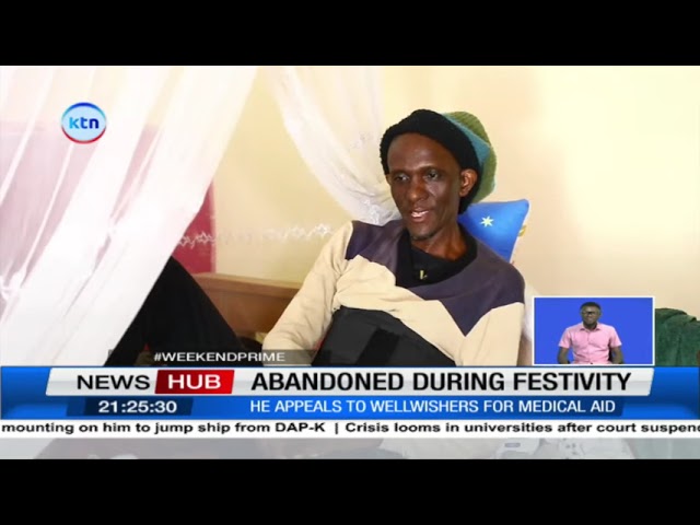 ⁣Abandoned During Festivity: Plight of an ailing man abandoned by family