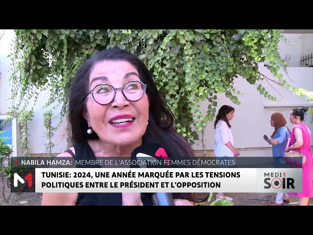 ⁣Tunisie : 2024, une année marquée par les tensions politiques entre le président et l´opposition