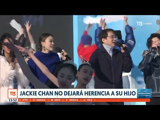 ⁣Jackie Chan no le dejará herencia a su hijo