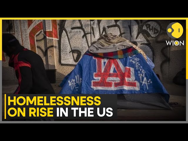 ⁣Homelessness Surges To Record Levels In US | World News | WION Pulse