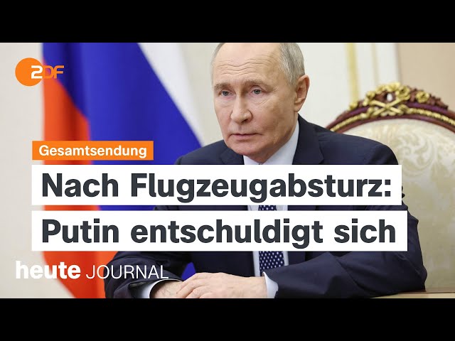 ⁣heute journal vom 28.12.24: Flugzeugabschuss, Kindernot in Gaza, Atommüll im Pazifik