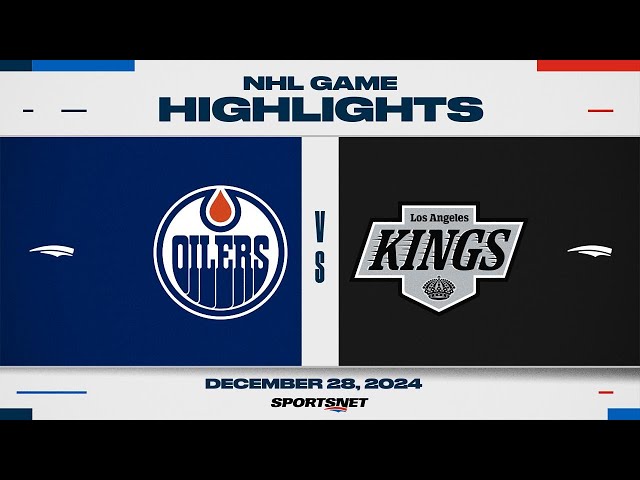 ⁣NHL Highlights | Oilers vs. Kings - December 28, 2024